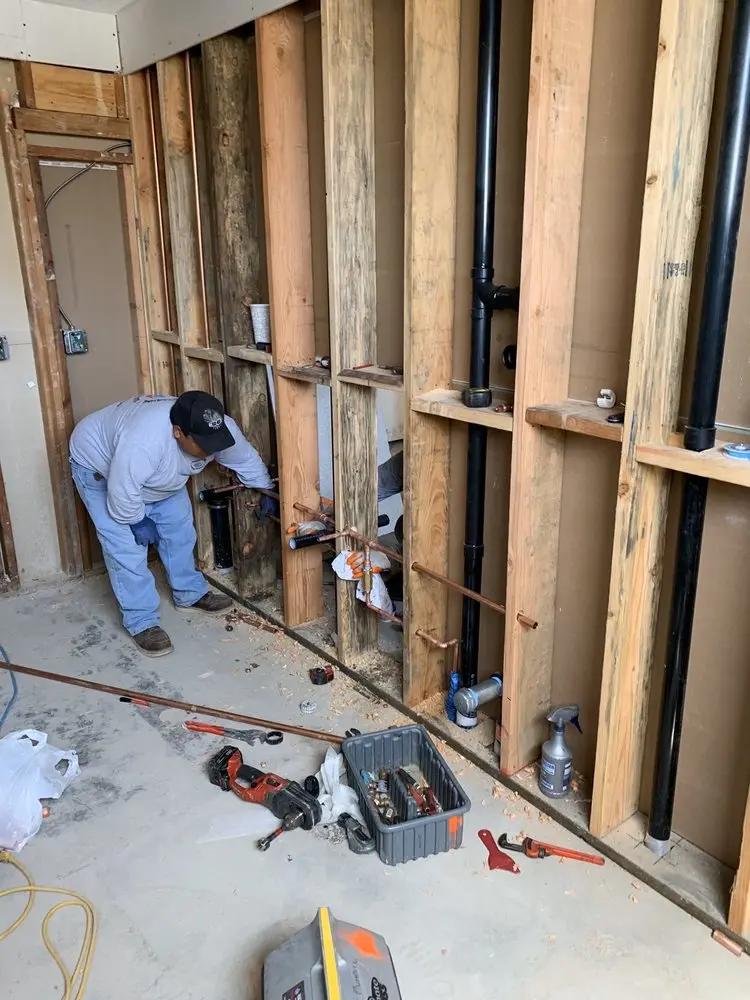 Commercial rough-in plumbing for Gas Line Repair in Southeast Hillsboro
